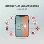 désinstaller une application mobile